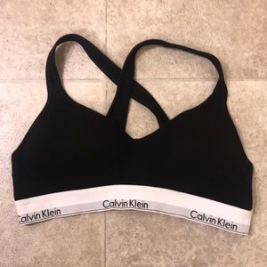 Calvin Klein Padded Black Bra